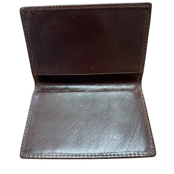 Coach Vintage Mahogany brown water buffalo card wallet - Picture 7 of 11